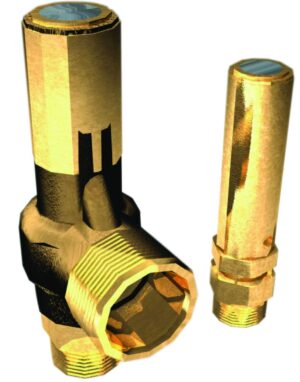 CO2 VAROVENT. 120 BAR 1/2" NPT - 1 1/4" FNTP OUT