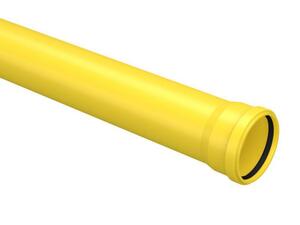CABLE DUCTING PIPE UPONOR 50X2,0 CLASS B YELLOW 6M PVC