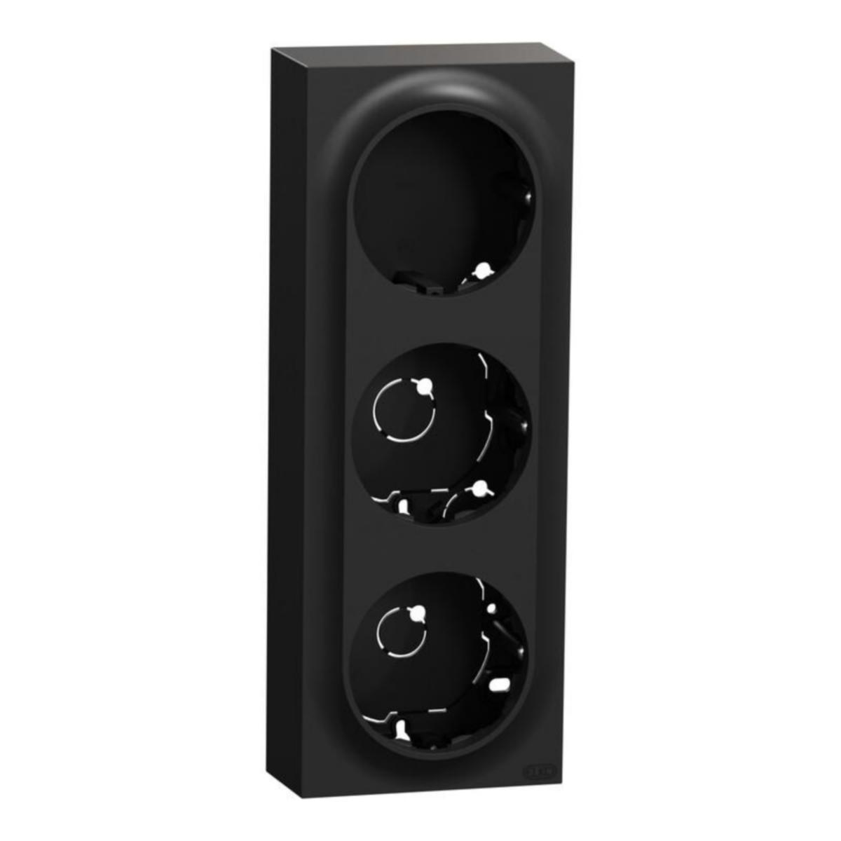 Surface mounted frame Elko One Surf Mounted Box 3-gang high