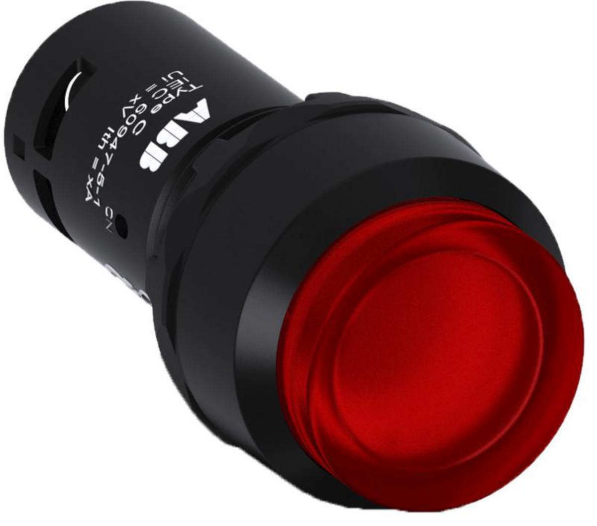 ULKONEVA VALOPAINIKE COMPACT PUNAINEN, PALAUTUMATON, 1NO