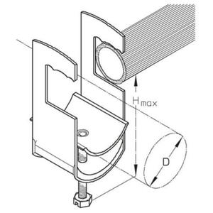 KAARIKIINNIKE PUK K14RU Ø8-14/HMAX=44MM FE